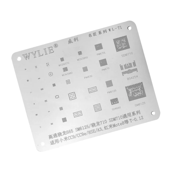 شابلون WYLIE WL-71 مناسب پایه سازی آی سی های برد گوشی موبایل