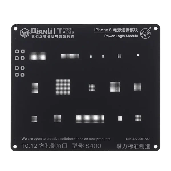 شابلون سه بعدی Qianli 3D Power IPhone8 S400