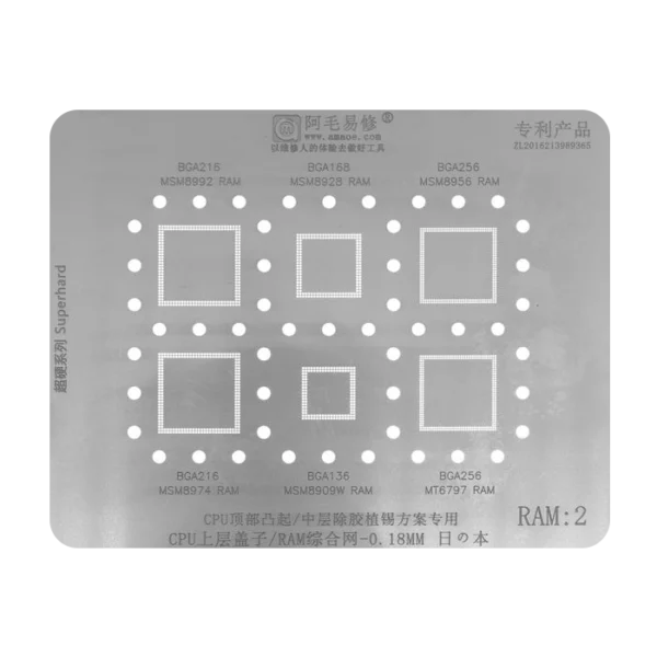 شابلون AMAOE RAM:2 IC/RAM