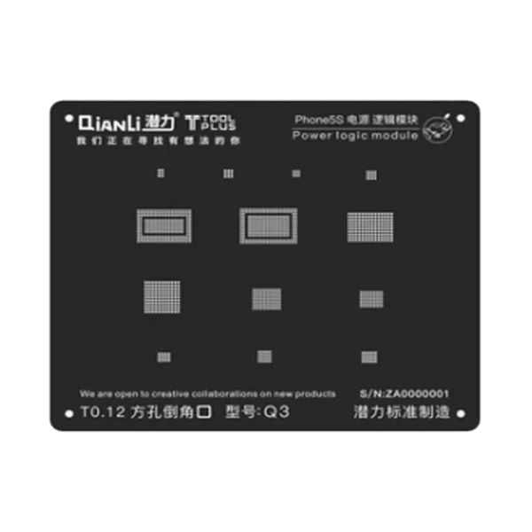 شابلون QIANLI IBLACK A7 CPU IPHONE 5S