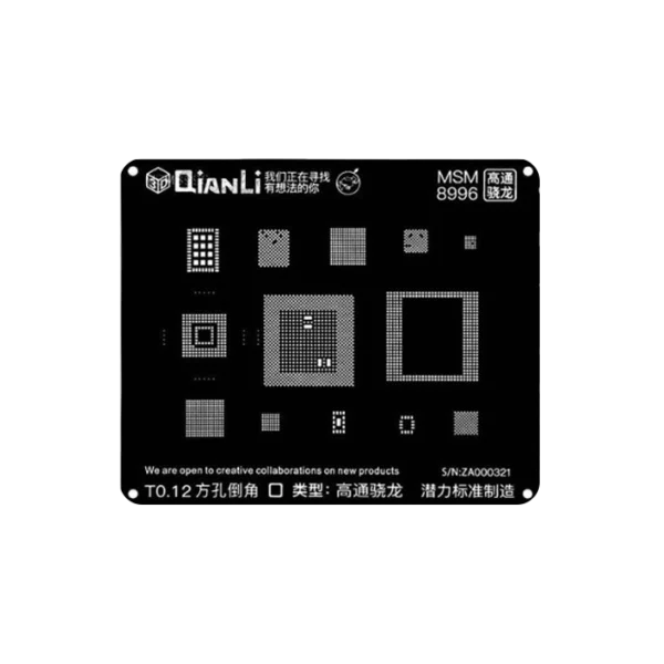 شابلون Qianli iBlack 3D MSM 8996 مناسب پایه سازی گوشی موبایل