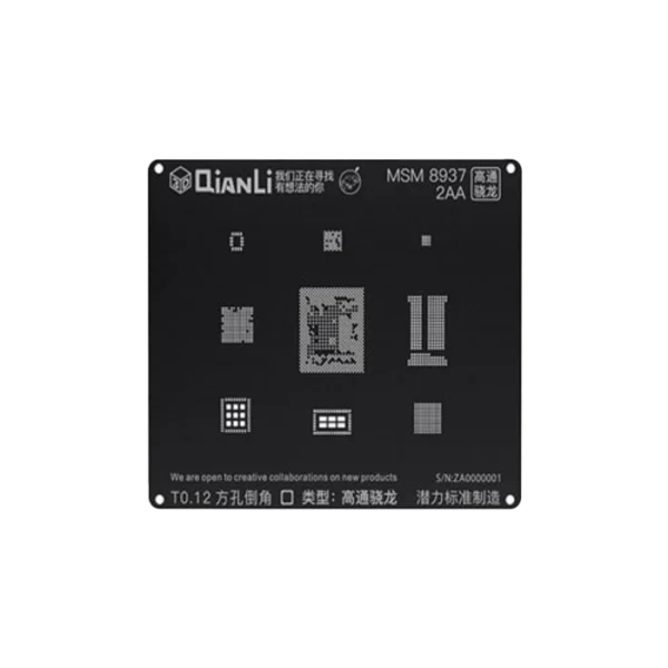 شابلون Qianli iBlack 3D MSM 8937 2AA مناسب پایه سازی گوشی موبایل